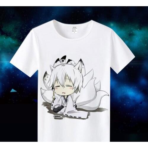 Kamisama Love Cosplay T Shirt Momozono Nanami Tomoe Short Sleeves Summer T-Shirt Cartoon Top Tee Graphic tshirt Costume