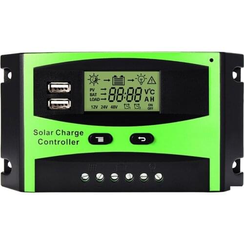 12/24 V Automatic Identification 30 A Solar Controller Solar Smart Charging Lamp Controller Waterproof Level IP32