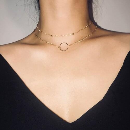 MOONBIFFY Gold Chokers