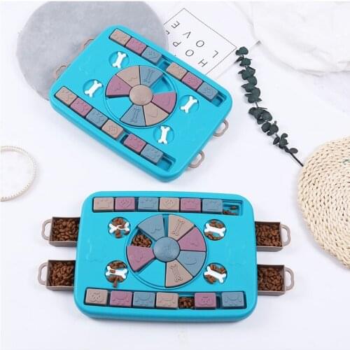 New Product Dog Educational Toy Pet Slow Feeder Plus Puppy IQ To Relieve Boredom Foraging Training Interactive Educational Toy