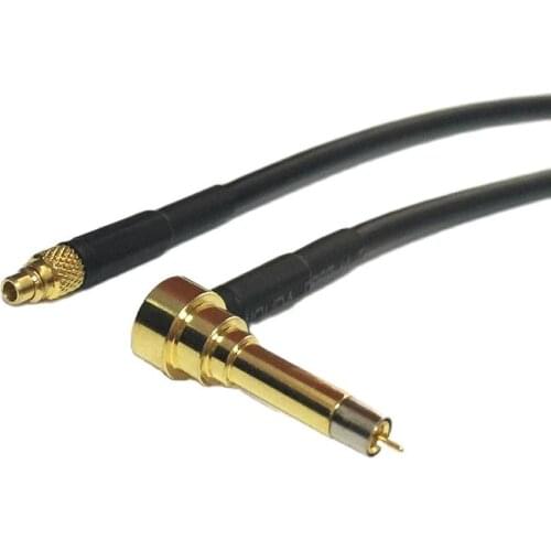 New Wireless Modem Wire MS156 Right Angle To MMCX Male Plug Connector RG174 Cable 20CM 8" Wholesale Fast Ship