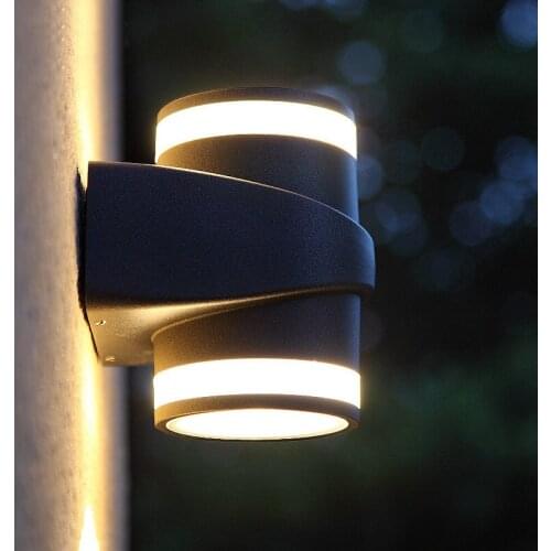 New patented design wall light, Outdoor Waterproof Modern LED Wall Light Indoor Sconce, double head 6W AC85-265V