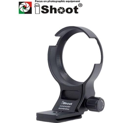IShoot Lens Collar for Canon RF 24-240mm F4-6.3 IS USM Tripod Mount Ring with Camera Ballhead Quick Release Plate IS-C24240RF