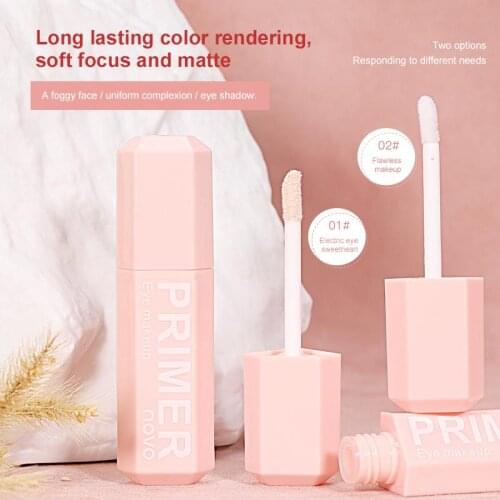 Eye Primer Cream Concealer Eye Brightening Primer Waterproof Anti-smudge Primer Transparent Natural Daily Eye Makeup TSLM1