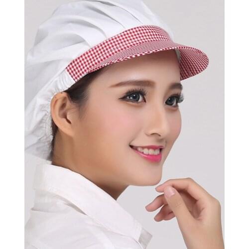 New Men Women Chef Hat Dustproof Cooking Cap Breathable Work Uniform Elastic Kitchen Hat Hotel Cook Cap Restaurants Accessories