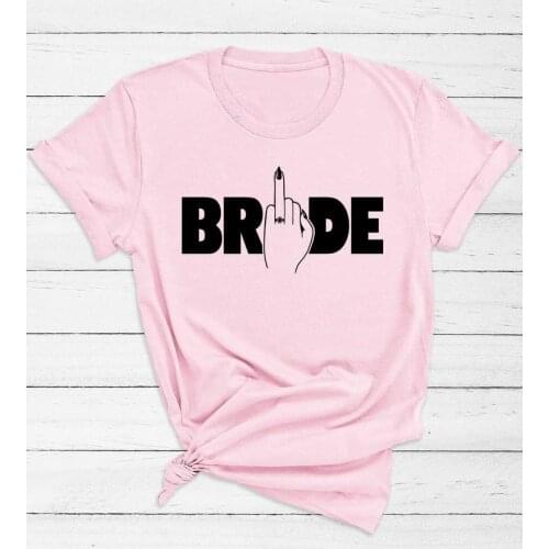 Skuggnas New Arrival Bride Tribe T-shirt Engagement Announcement Shirt Bachelorette Party Bride to Be t shirts Drop Shipping