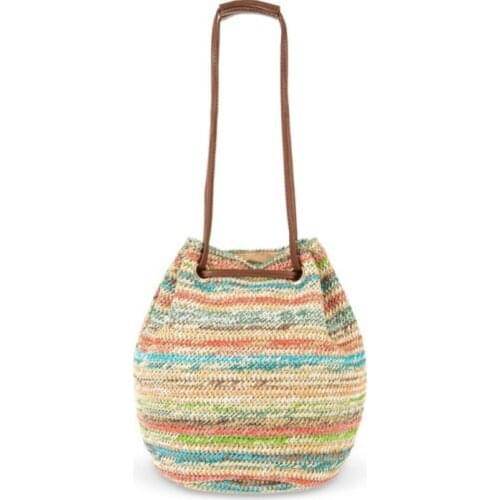 Straw Bag Sleeve Shoulder Bag For Women Beach Shopping Daily Use High Quality Ladies Tote Bag Fashion 2021 Summer