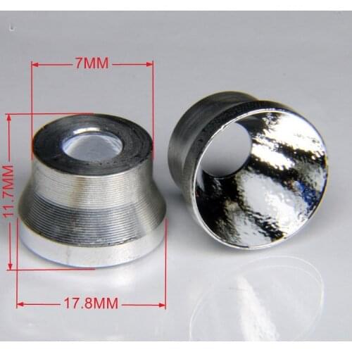 Replacement Aluminum Reflector Cup for CREE XRE R2 R3 R5 Q5 T6 U2 L2 LED Flashlight Torch DIY Lamp stainless steel Torch