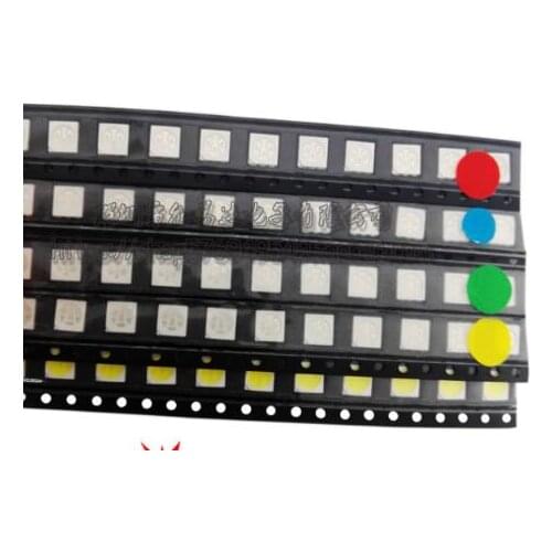 1bag/lot 5050 SMD LED Sample Bag Red Yellow Blue Green White 5 colors each 20pcs