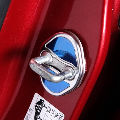 4pcs for MAZDA 2017 CX-4 CX-5 ATENZA mazda3 with letter Car door Stainless steel lock catch Rust proof