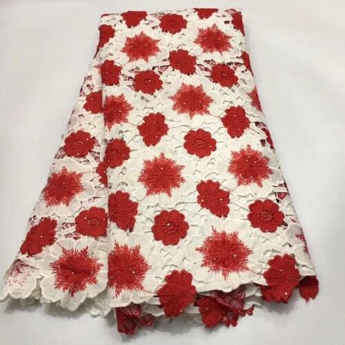 5 options (5yards/pc) High quality African party lace fabric wonderful design cord lace fabric for making dress WLE024