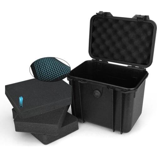 ABS Plastic Safety Equipment ToolBox Waterproof Sealed Tool Box Impact Resistant Tool Case Suitcase With Pre-cut Sponge