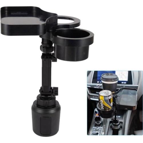Cup Holder Expander Adapter Car Cup Holder Rack With Wireless Charging Car Cup Holder 360 Rotating Adjustable Base