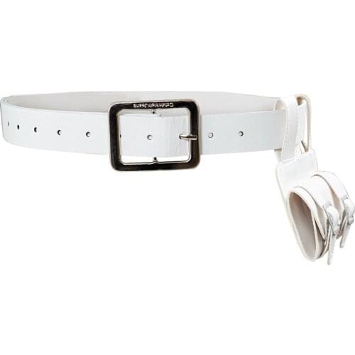 Demon Slayer Kimetsu No Yaiba Kamado Tanjirou Kochou Giyuu White Waist Belt Waistband Cosplay Costume Clothes Accessory Prop