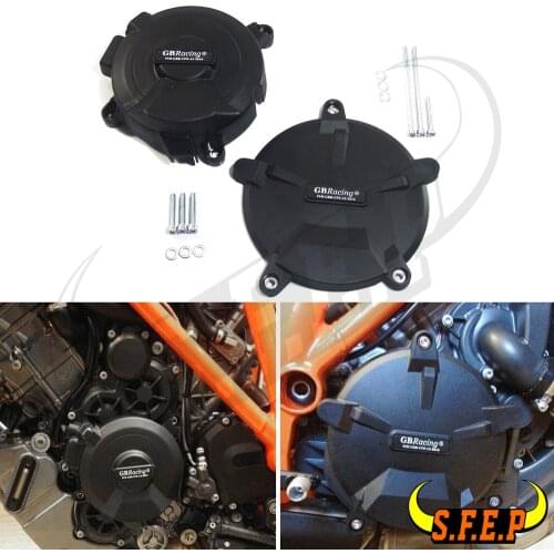 Motorcycle Engine Case Guard Protector Cover GB Racing For KTM 1290 Super Duke R/GT 2014-2020 Engine Cover Protector