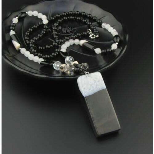 Long necklace, elegant fashion, vintage style sweater chain, Korean womens accessories, decorative chain, pendant