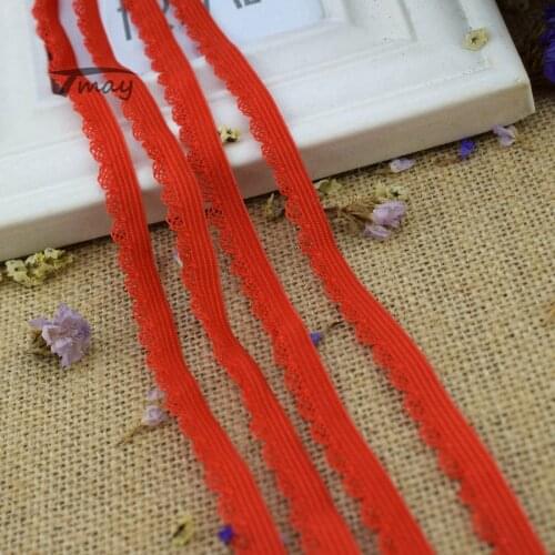 #1395 Mesh Bright Color Pants Edge Elastic Bands rubber band For Clothing Lace Trim Elastic Ribbon Baby Girl skirt Waistbands