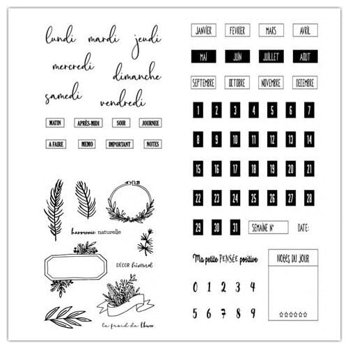 French clear Silicone Rubber Stamp for DIY scrapbooking/photo album Decorative craft 0322