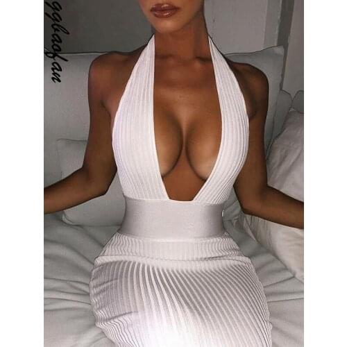 GGBAOFAN White Summer Dresses