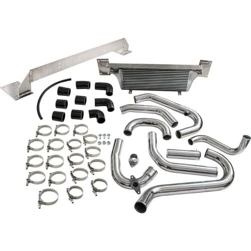 FRONT MOUNT INTERCOOLER KIT FMIC BOLT ON For Subaru IMPREZA WRX STI EJ20/25 2008 2009 2010 2011 2012 2013