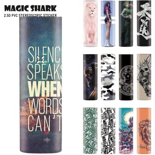 Magic Shark High Quality Military Skull Lion Monkey Defensive Dollar No Fade Vape Case Cover Film Skin Sticker for Pax 3