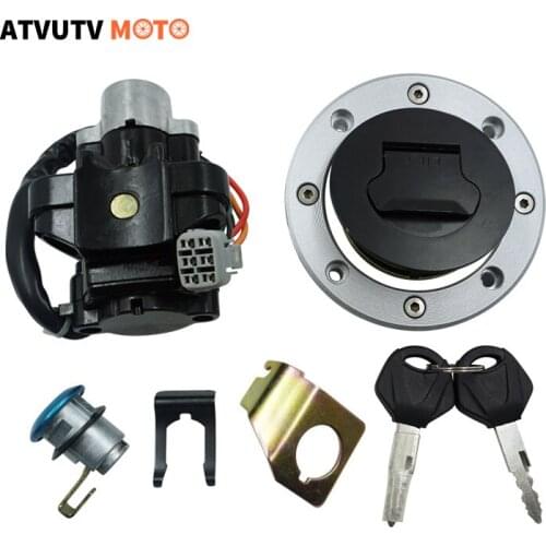 Motorcycle Ignition Switch Seat Gas Cap Lock Key For Suzuki GSXR 1000 2001 2002 DL1000 GSX-R 600 GSXR1000 DL 1000 SV650