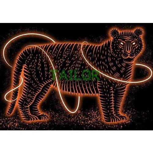 Home Decor Gift Cuadros haft diamentowy diamond painting 5D kit set Full square Cross stitch animal Mosaic colour tiger art 16