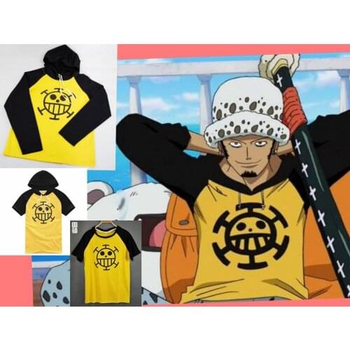 One piece Trafalgar Law most original cosplay costume law cosplay long sleeve shirt short sleeve shirt AC41