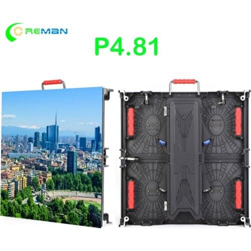 P3.91 P4.81 hd indoor led TV screen 500X500 rental cabinet DJ sex video digital signage led display panel