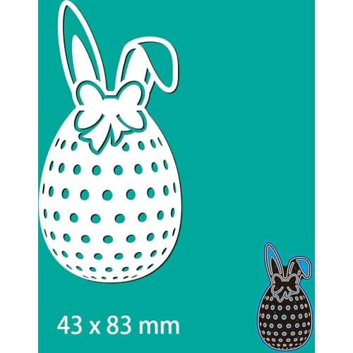 Easter Eggs With Rabbit Ears Metal cutting Dies Craft Embossing Scrapbooking paper craft Greeting Card