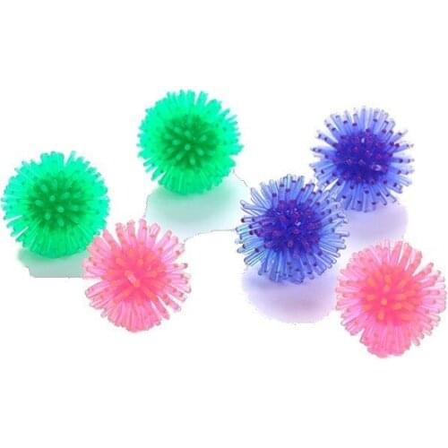 Pet Supplies Cat Interactive Toy Mini TPR Ball Soft Durable Exercise Toys Floatable Hedgehog Ball Pet Toys