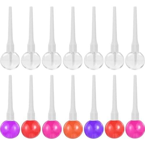 10Pcs Lollipop Empty Lip Gloss Tube 6ml/10ml Mini Refillable Bottles Lips Balm Bottle Brush Container Lipgloss Tube Lipstick