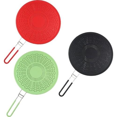 Silicone Pot Lid Grid for Cooking Tool Heat Resistant Folding Pot Cover