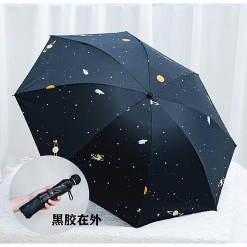 Folding Sun Umbrella Women Windproof Fancy Uv Protection Umbrella Lightweight Fabric Parasol Paraplu Rain Gear Umbrellas DB60YS