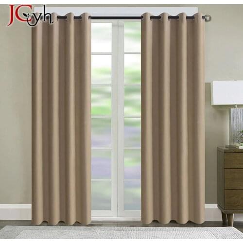 Modern Solid Color Velvet Curtains For Living Room Bedroom Window Blackout Curtain Finished Custom Blinds Drapes High Shading