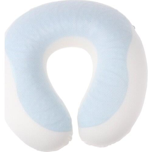 U Shaped Travel Memory Foam Gel Cool Pillow Neck Shoulder Headrest Cushion
