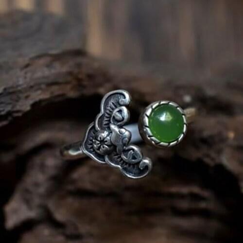 Unique Design Silver-Plated Crystal Zircon Bat Ring Men and Women Casual Party Jewelry Gifts