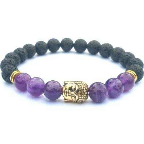 Green Golden Buddha Head Mixing Bracelet Man Fashion Women Gift For Bracelets