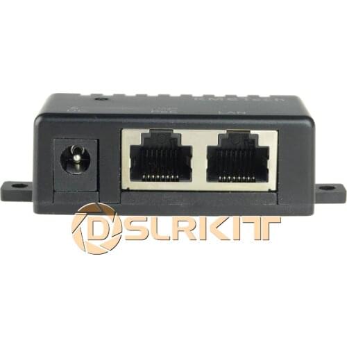 10pcs/Lot Passive PoE Injector Splitter Module Wall Mount (4,5+/7,8-) w/ 5.5*2.1mm DC