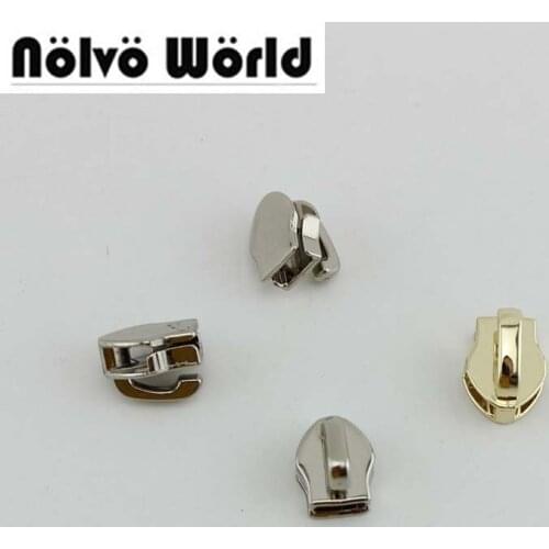 100pcs 5 colors 5# nylon coil zipper slider puller end,Zipper Slider,Size 5 Plastic Zipper Head For bag