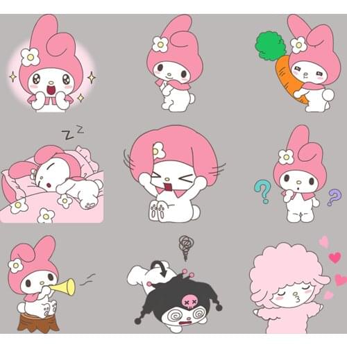 24 funny cute rabbit stickers/exquisite stickers/decorative stickers/DIY craft photo album