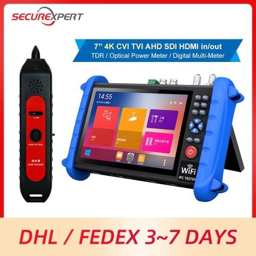 7 inch Monitor for camera cctv tester Touch monitor 4k Portable monitor Video surveillance ipc/poe/hdmi tester On-camera monitor