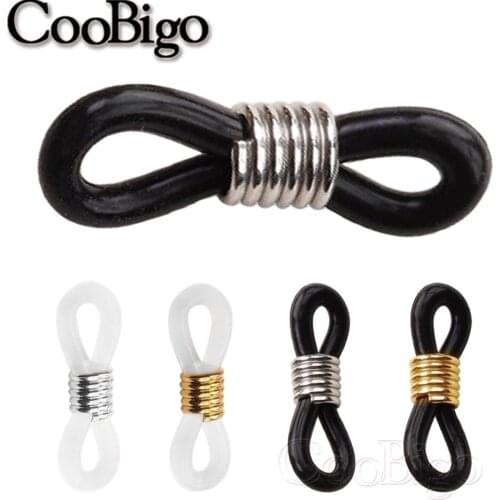 Rubber Connector Retainer Glasses Chain Holder Spectacles Frame Rope Sunglasses Strap Loop Ends for Eyeglasses Lanyard Accessory