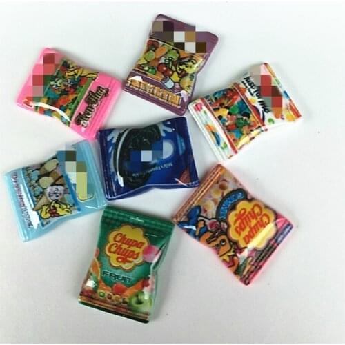 Cute Resin Candy Flatback Cabochon DIY Charms Pendants For Bracelets Necklace Earrings Jewelry Making