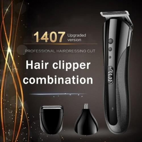 Professional All in 1 Multi-function Hair Trimmer Rechargeable Electric Hair Clipper Waterproof Wireless Shaver Machine