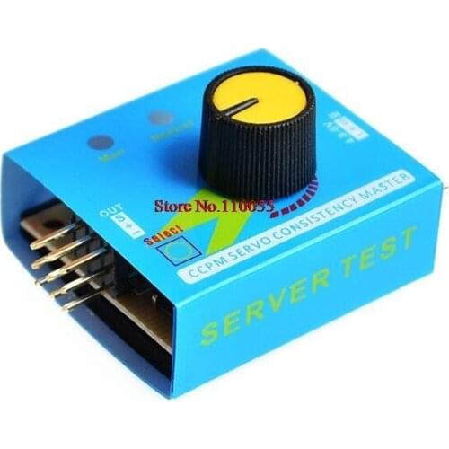 【SIMPLE ROBOT】Servo Tester Gear Test CCPM Consistency Master Checker 3CH 4.8-6V with Indicator Light