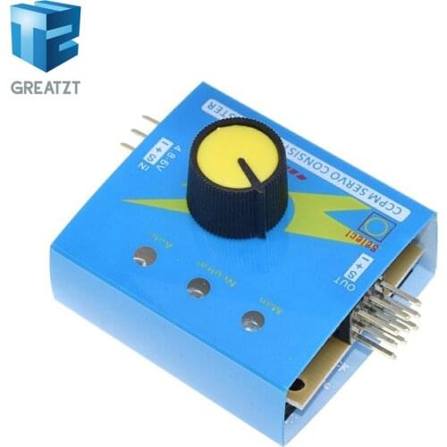 GREATZT Servo Tester Gear Test CCPM Consistency Master Checker 3CH 4.8-6V with Indicator Light