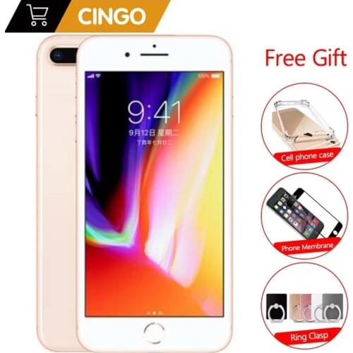 Unlocked Apple iphone 8 plus RAM 64G/256G ROM 12.0 MP Fingerprint iOS 4G LTE smartphone 1080P 5.5 inch screen iphone8plus
