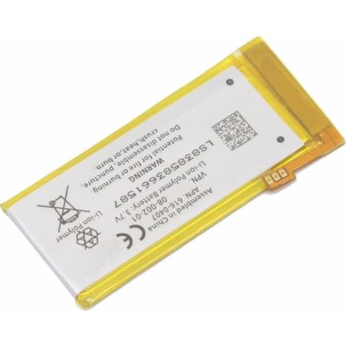 5pcs /lot Replacement 616-0407 Nano 4 Battery For Nano 4 Battery 3.7V For iPod Nano4 4G 4th 4Gen Generation MP3 Nano 4