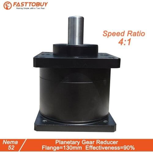Ratio 4:1 Planetary Gearbox NEMA52 Stepper Motor Speed Reducer China Gear Box Reducer Low Noise Reducer